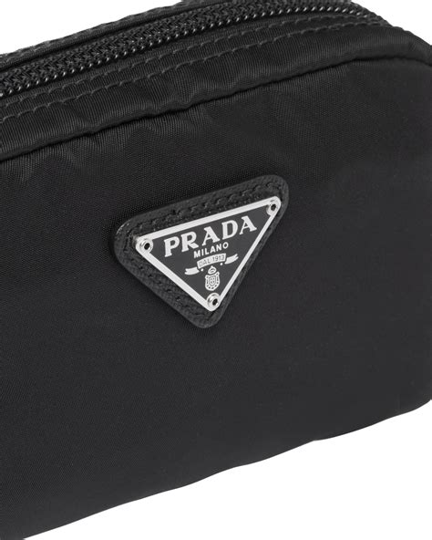 prada nylon pouch small|Prada tessuto nylon pouch.